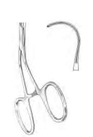 DE BAKEY-CASTANEDA TİTANYUM MİKRO VASKULER KLEMP  (C) 12 CM